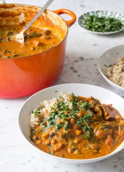 SWEET POTATO AND CHICKPEA STEW